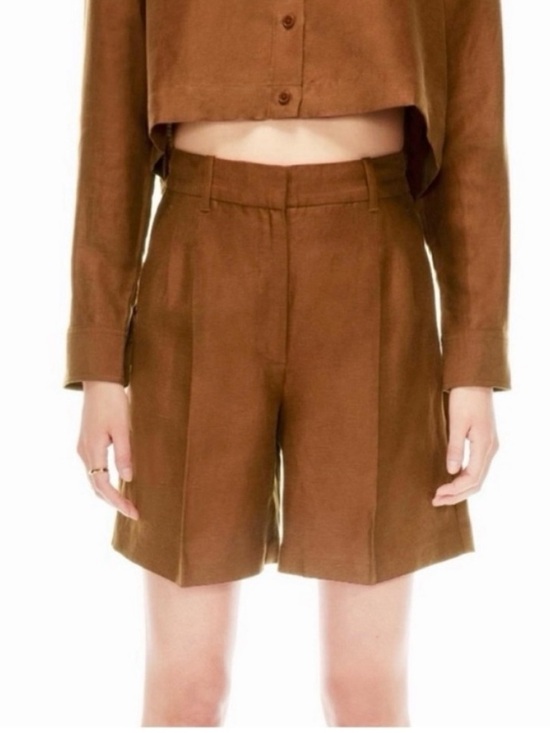 Wilfred Pants - Wilfred Effortless Linen Long Pleated Shorts